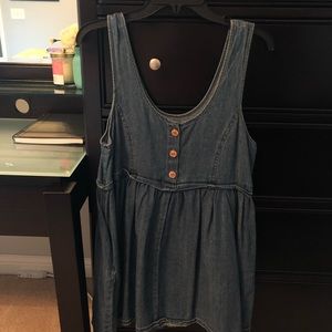 Denim tank dress